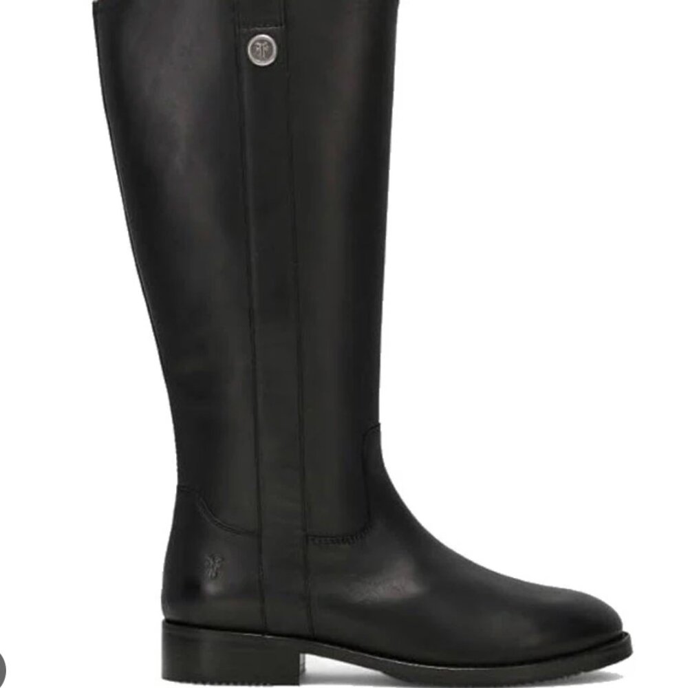 Frye Melissa Button Tall Inside Zip Boot, 9.5 Black